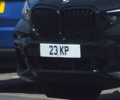 UK Number Plate 23 KP on a 2019 Black BMW X5