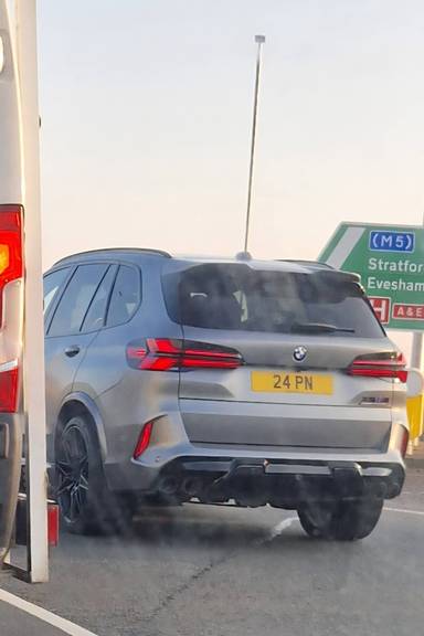 UK Number Plate 24 PN on a 2026 Purple BMW M3 Competition M Xdrive Auto