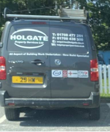 UK Number Plate 25 HW on a 2021 Grey Vauxhall Vivaro F3100 Dynamic S/S Auto