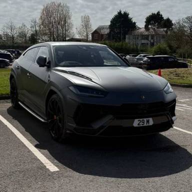 UK Number Plate 29 M on a 2023 Grey Lamborghini Urus V8 Auto