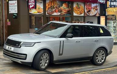 UK Number Plate 35 JN on a 2024 Silver Land Rover Range Rover Se D Mhev Auto
