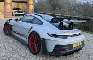 UK Number Plate 359 R on a 2023 Grey Porsche 911 Gt3 Rs S-A