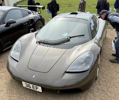 UK Number Plate 36 EF on a 2026 Bronze Gordon Murray T.50 Ay