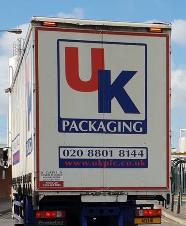 UK Number Plate 40 UK on a 2023 White MAN TGM
