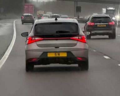 UK Number Plate 5 N on a 2022 Bronze Hyundai I20 Premium Mhev T-Gdi Auto