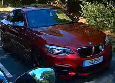 UK Number Plate 5225 F on a 2018 Orange BMW 2 Series