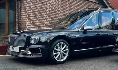 UK Number Plate 6 LT on a 2023 Grey Bentley Eagle Flying Spur V8