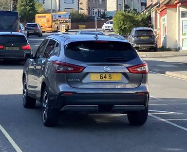 UK Number Plate 64 S on a 2026 Grey BYD Seal U Boost Dm-I Phev Auto