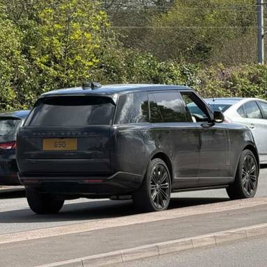 UK Number Plate 65 O on a 2024 Black Land Rover Range Rover Autobio D Mhev A