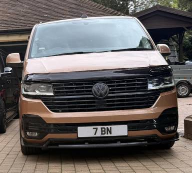 UK Number Plate 7 BN on a 2021 Bronze Volkswagen Transporter T28 H-Line Tdi S-A