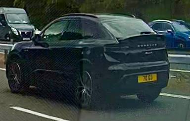 UK Number Plate 70 GJ on a 2026 Black Porsche Macan 4 Electric