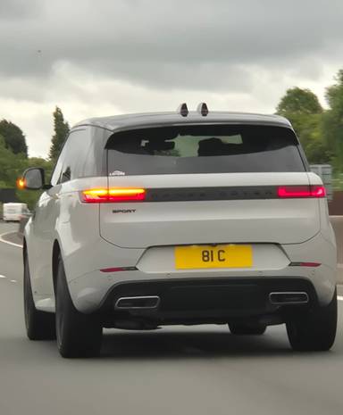 UK Number Plate 81 C on a 2024 Grey Land Rover Range Rover Spt Autobio Phev A