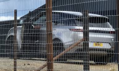 UK Number Plate 81 RC on a 2024 Silver Land Rover R-Rover Sport Sv Ed One Mhev A