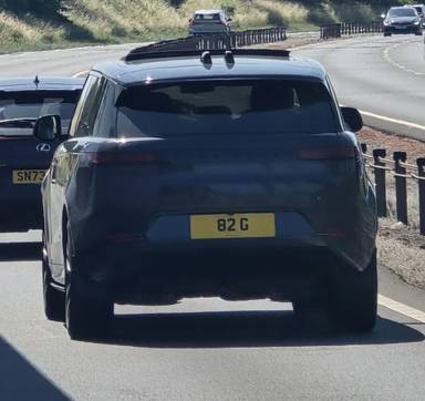 UK Number Plate 82 G on a 2025 Grey Land Rover R-Rover Sport Autobio D Mhev A