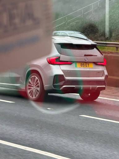 UK Number Plate 89 ET on a 2024 Silver BMW Ix1 Xdrive 30 M Sport