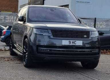 UK Number Plate 9 HC on a 2026 Grey Land Rover