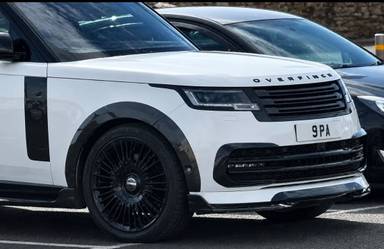 UK Number Plate 9 PA on a 2023 Grey Land Rover Range Rover Sv Auto