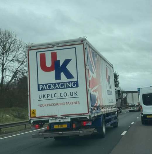 9 UK number plate – UK Packaging
