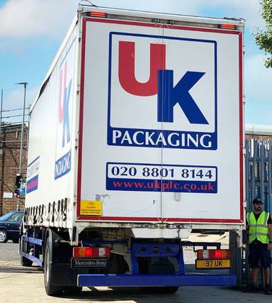 UK Number Plate 97 UK on a 2022 White MAN TGM