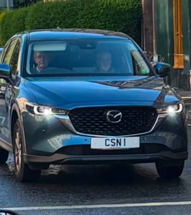 UK Number Plate CSN 1 on a 2022 Blue Mazda Cx-5 Se-L