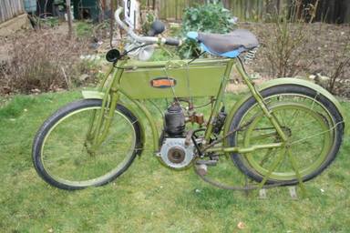 UK Number Plate D 66 on a 1903 Green Kerry