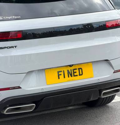 UK Number Plate F1 NED on a 2026 Grey Land Rover Navara