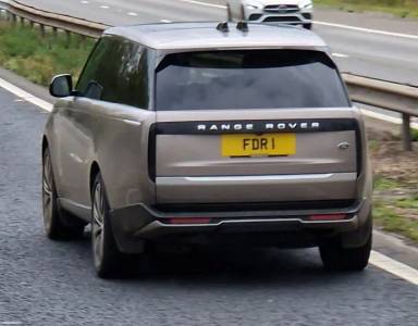 UK Number Plate FDR 1 on a 2022 Bronze Land Rover Range Rover Autobiography Auto