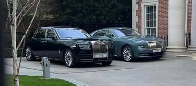 UK Number Plate FO 1 on a 2024 Green Rolls Royce Spectre Ev