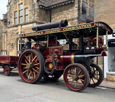 UK Number Plate G 6470 on a 1921 Maroon Burrellthetford Tp4c/44
