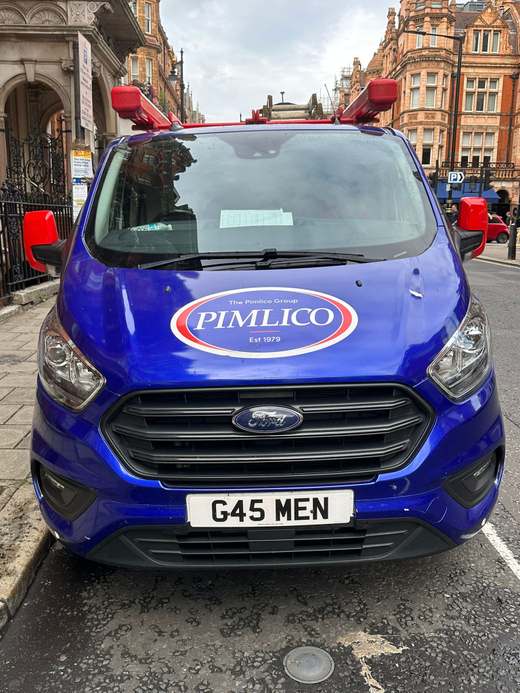 G45 MEN number plate – Pimlico Plumbers