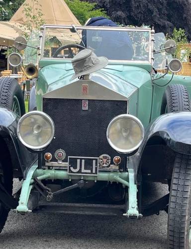 UK Number Plate JL 1 on a 1922 Green Rolls Royce Silver Ghost