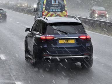 UK Number Plate LEE 1 on a 2023 Blue Mercedes-Benz Gle 450 Amg Lne Prm+ Mhev 4m A