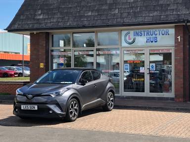 UK Number Plate LES 50N on a 2018 Grey Toyota C-Hr