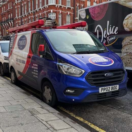 PP02 BOG number plate – Pimlico Plumbers
