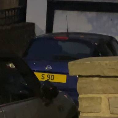 UK Number Plate S 90 on a 2016 Blue Nissan Juke