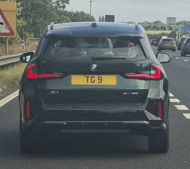 UK Number Plate TG 9 on a 2025 Green BMW X1 Xdrive 23i M Sport Mhev A