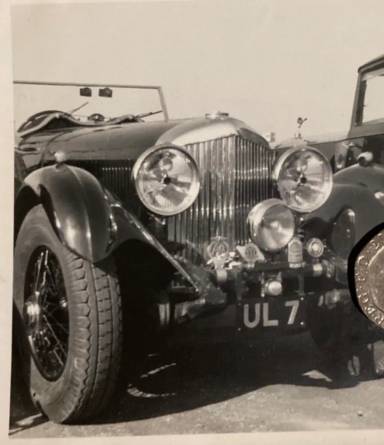 UK Number Plate UL 7 on a 1929 Green Bentley Speed Six