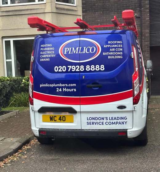WC 40 number plate – Pimlico Plumbers