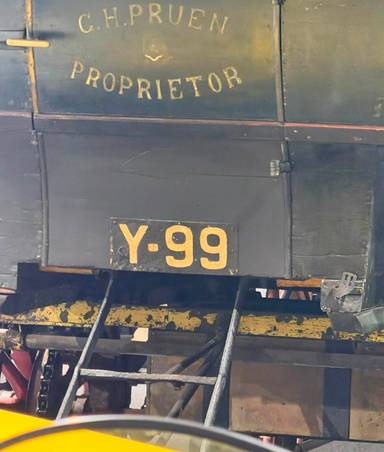 UK Number Plate Y 99 on a 1921 Black Daimler N/A
